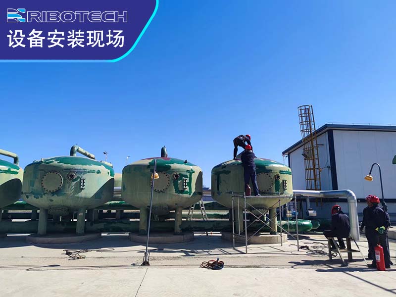 循环水过滤器更换现场