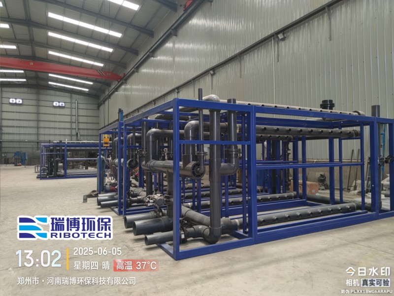 反渗透纯水设备加工现场