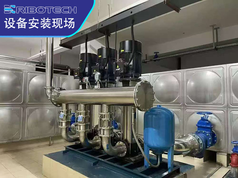 拼装式不锈钢水箱_工业废水_纯水处理设备_厂家现场图