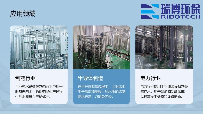 工业纯水_饮用水_废水处理_厂家_应用领域图