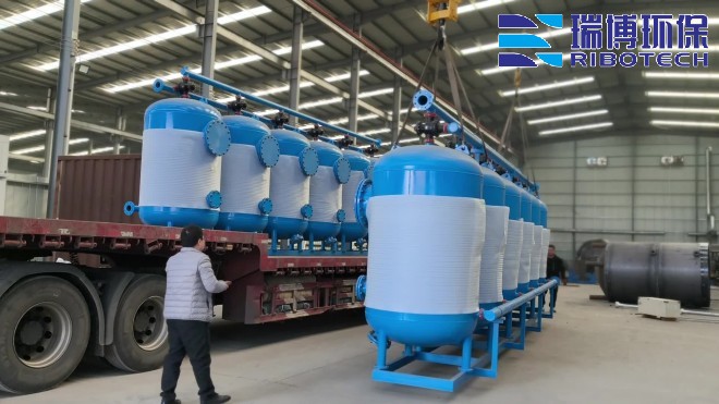 煤矿废水处理设备_工业废水_矿井水_纯水处理设备_厂家现场图