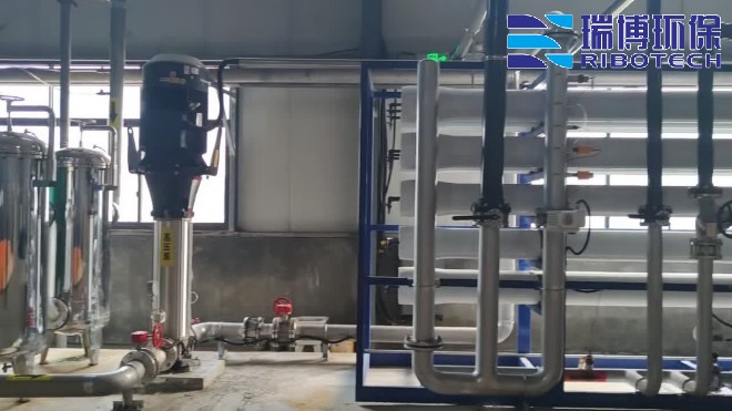 上海饮用水处理反渗透设备_饮用水_纯水处理设备_厂家现场图