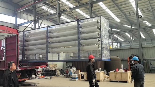 工业纯水_废水_中水回用处理设备_厂家_现场图