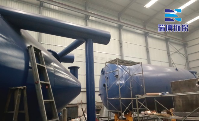 加药装置加工现场