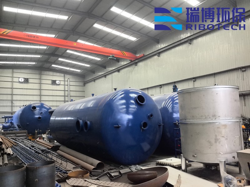 工业废水处理_旋流净化水器设备厂家加工车间图