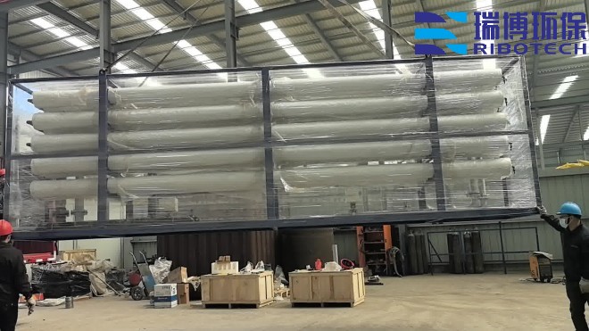 工业纯水_废水_中水回用处理设备_厂家_现场图