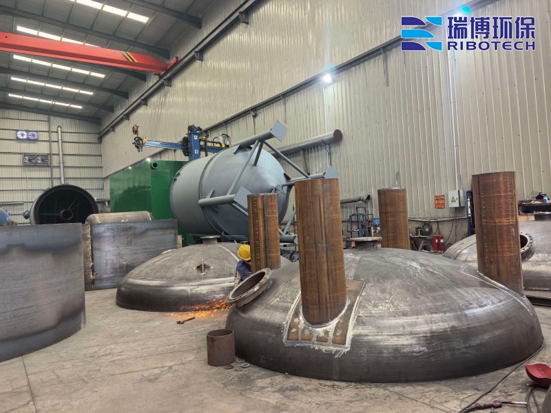 工业废水处理设备瑞博环保厂家加工现场图